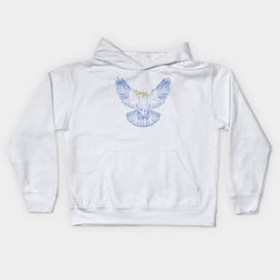 The Dove of Peace | Support Ukraine Kids Hoodie